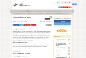 Online Siyer Platformu